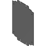 KX EB Stainless steel Mounting plate - KX EB Stainless steel Mounting plate