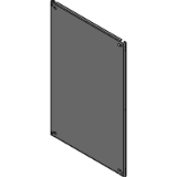 VX Mounting plate stainless steel - Free-standing enclosures
