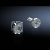 Spring nuts with screws - M6 x 10 mm for T-slot mounting angle